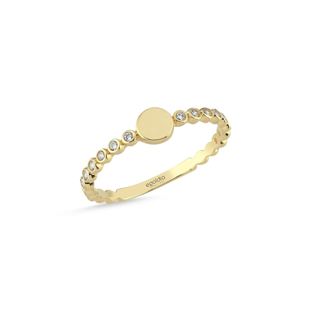Oval Taşlı Yüzük