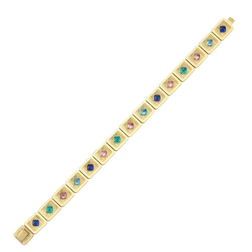 Gökkuşağı Kare Renkli Bileklik