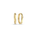 Orta Boy Sade Oval Halka Küpe (1,8x1,8 cm 2 mm)