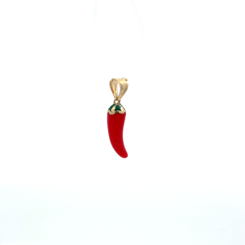 Kırmızı Biber Kolye Ucu(0,3*1.8 Cm)