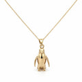 Penguen Figürlü Altın Kolye (2*0.5Cm)