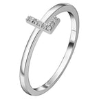 0,05 Karat Alphabet Collection L harfi Yüzük