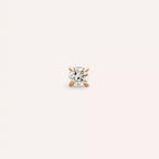 0.06 CT Pırlanta Rose Altın Tektaş Piercing