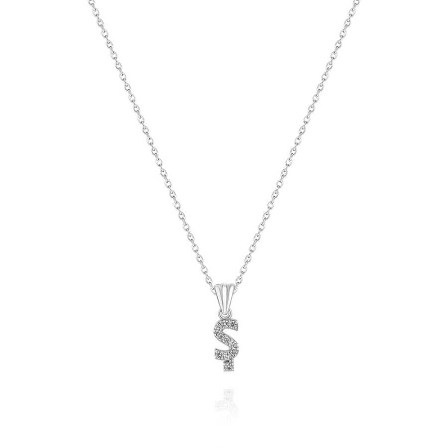 0,06 Karat Alphabet Collection Ş harfi Kolye