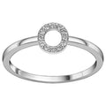 0,07 Karat Alphabet Collection O harfi Yüzük