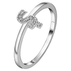 0,07 Karat Alphabet Collection Ş harfi Yüzük