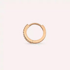 0.08 CT Pırlanta Taşlı Rose Altın Conch Piercing