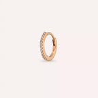 0.08 CT Pırlanta Taşlı Rose Altın Conch Piercing