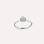 0.11 CT Baguette Diamond White Gold Minimal Ring