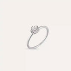 0.11 CT Baguette Diamond White Gold Minimal Ring