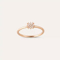 0.12 CT Baguette Diamond Rose Gold Ring