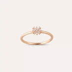 0.12 CT Baguette Diamond Rose Gold Ring