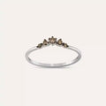 Raven 0.12 CT Brown Diamond White Gold Ring