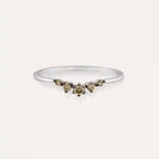 Raven 0.12 CT Brown Diamond White Gold Ring