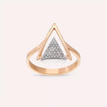 0.12 CT Diamond Rose Gold Ring