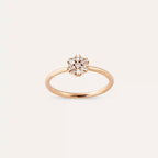 0.13 CT Baguette Diamond Rose Gold Ring