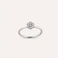 0.13 CT Baguette Diamond White Gold Ring