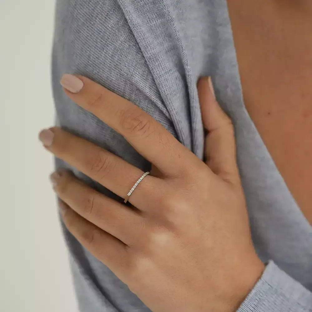 Eon 0.15 CT Diamond White Gold Ring