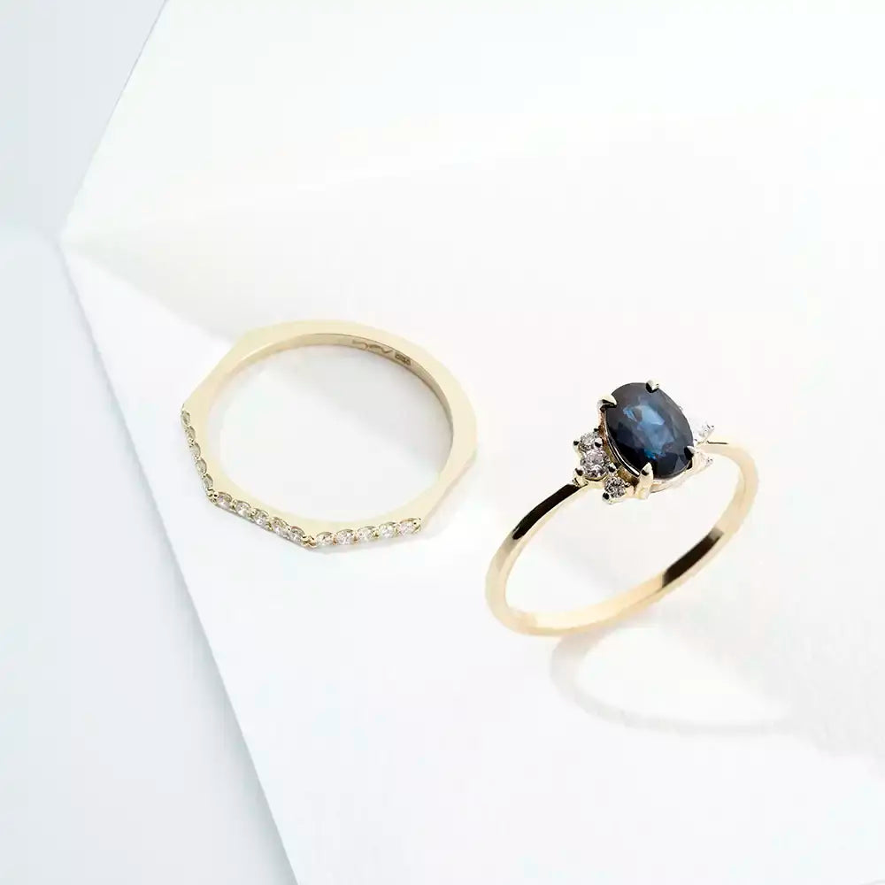 Eon 0.15 CT Diamond Yellow Gold Ring