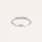 0.17 CT Pırlanta Taşlı Beyaz Altın Yüzük