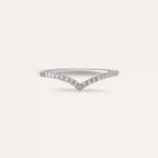 0.21 CT Pırlanta Taşlı Beyaz Altın Yüzük