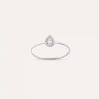 Rosa 0.22 CT Diamond White Gold Ring