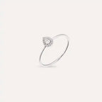 Rosa 0.22 CT Diamond White Gold Ring