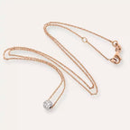 0.25 CT Diamond Ball Necklace