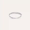 0.27 CT Baguette Diamond Half Eternity White Gold Ring
