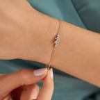 Mela 0.29 CT Diamond Rose Gold Bracelet
