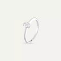 0.30 CT Pear Cut Diamond Solitaire Ring