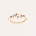 Thalia 0.31 CT Pear and Marquise Cut Diamond Rose Gold Ring
