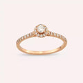 Notte 0.34 CT Diamond Rose Gold Ring
