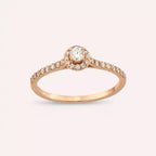Notte 0.34 CT Diamond Rose Gold Ring