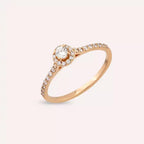 Notte 0.34 CT Diamond Rose Gold Ring