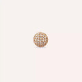 0.38 CT Pırlanta Taşlı Rose Altın Top Tek Küpe