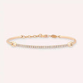0.39 CT Pırlanta Taşlı Rose Altın Bileklik