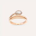 0.40 CT Marquise Cut Diamond Rose Gold Ring