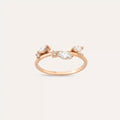 0.42 CT Markiz Kesim Pırlanta Taşlı Rose Altın Yüzük
