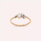 Solas 0.49 CT Diamond Rose Gold Ring