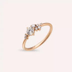 Solas 0.49 CT Diamond Rose Gold Ring