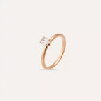 0.50 CT Oval Kesim Pırlanta Taşlı Tektaş Yüzük