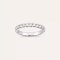 0.50 CT Diamond White Gold Half Eternity Ring