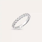 0.50 CT Diamond White Gold Half Eternity Ring