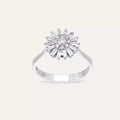 Shiny 0.51 CT Pırlanta Taşlı Beyaz Altın Yüzük