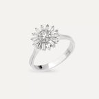 Shiny 0.51 CT Pırlanta Taşlı Beyaz Altın Yüzük