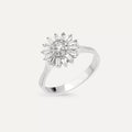 Shiny 0.51 CT Pırlanta Taşlı Beyaz Altın Yüzük