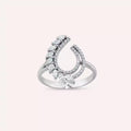 0.52 CT Marquise Cut Diamond White Gold Ring