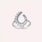 0.52 CT Marquise Cut Diamond White Gold Ring