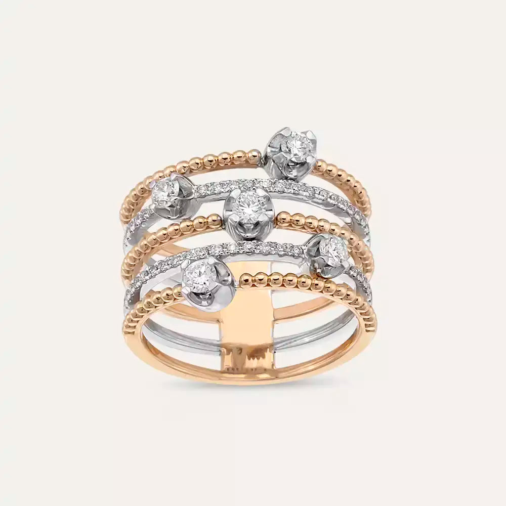 0.56 CT Diamond Band Ring